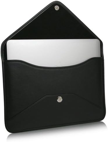 Калъф BoxWave, който е съвместим с Samsung Galaxy Tab S8 Ultra (Case by BoxWave) - Луксозни Кожена чанта-месинджър,