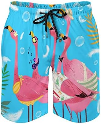 OPZLPO Мъжки Плажни шорти, бързо съхнещи Топене, с джобове, Шорти за плуване, Бански костюм с Вкара Подплата