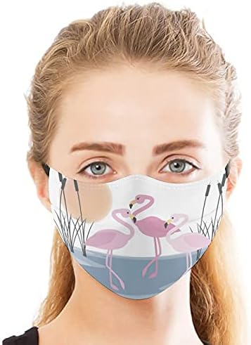 Регулируеми маски за лице Flamingo от 2 части с 4 регулируеми филтри. Маски за лице, покриващи устата