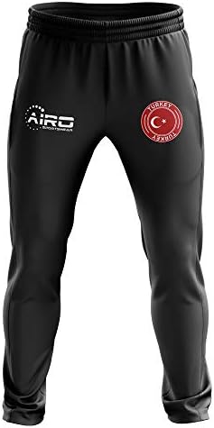 Спортни спортни панталони Airosportswear Turkey Concept за футбол (черен)