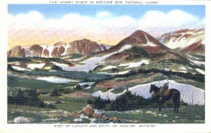 Пощенска картичка от Laramie, Уайоминг