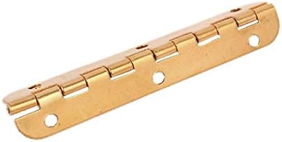 X-DREE 66 mm x 15 mm Правоъгълна форма Сгъваема врата, носеща тръбна линия, златист тон на 20 парчета (66 mm