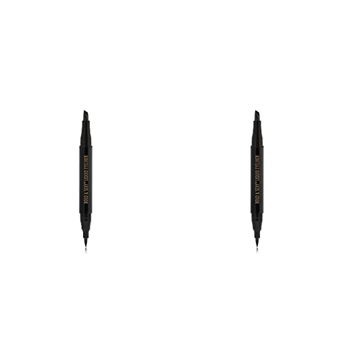 Течна очна линия Black Radiance Bold and Секси, Черна, 2,4 грама (опаковка от 2 броя)