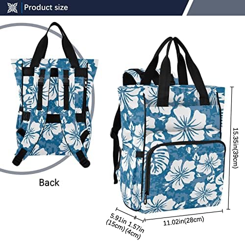 Чанта за Памперси Aloha в Хавайски стил, с Цветен Модел, Раница, Чанта за Памперси за Малки Момчета, Чанта за