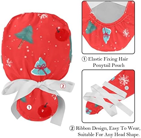 Работна Шапка във формата на Снежен човек под формата на Елхи с Пуговицей и Тренировъчната Панделка, 2 Опаковки