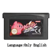 ROMGame 32 Битова Преносима Конзола Видео карта за игри Картушната Карта Серия Kirby Европейската Версия на