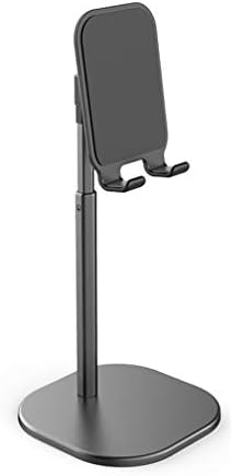 TWDYC Смартфон, Таблет Телескопична Настолна Поставка стойка за Мобилен телефон Метална поставка (Цвят: черен)