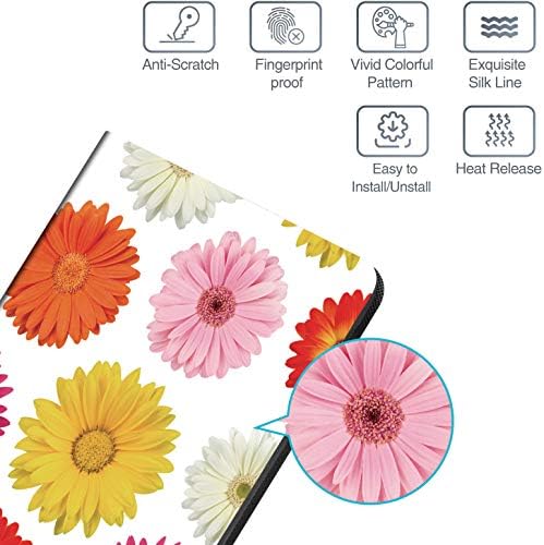 Калъф за iPad Pro 12.9 2022/2021/2020/2018, устойчив на удари Защитен калъф Sunflower за iPad Pro 12.9 6-ти/5-ти/4-ти/от