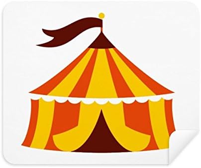 Палатка увеселителен Парк Цветна Илюстрация Плат За Почистване на Екрана за Пречистване на 2 елемента Замшевой