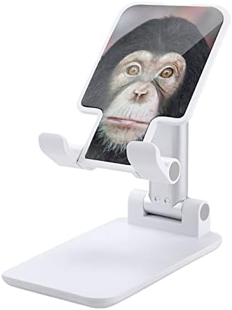 Регулируема Поставка за Мобилен Телефон с Лице на Шимпанзетата, Сгъваем Портативен стойка за Таблети, и за Офис