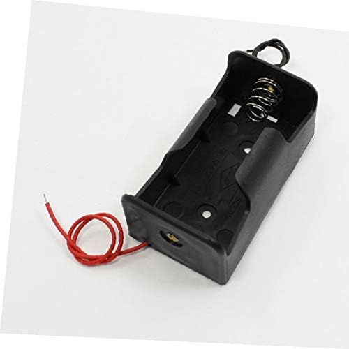 X-DREE Черен Държач на батерията 1х1,5 D, Калъф за съхранение, Кутия с кабелни изводи (Scatola portaoggetti