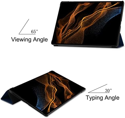 Калъф Epicgadget за Samsung Galaxy Tab S8 Ultra 14,6 инча (SM-X900/X906) - Лесен Трикуспидалната калъф-поставка
