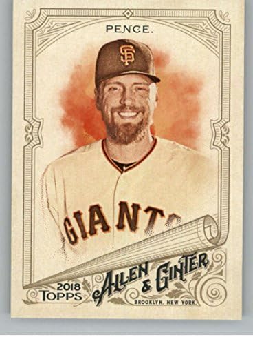 2018 Бейзболна картичка Алън и Гинтера 143 Хънтър Пенса Сан Франциско Джайентс - GOTBASEBALLCARDS