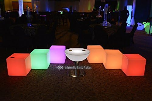 16-инчов Led Лампа с водоустойчив Wi-Сияние Cube/Led Cube Seat 16 Различни Цветове, или променливи с помощта