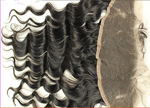 DaJun 6A Лейси Предната закопчалка 13 4 Китайска Обемна вълна от Естествена коса (марка: DaJun)