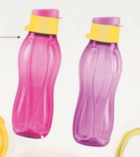 Комплект от 2 бутилки Tupperware обем 310 мл - розово и лилаво