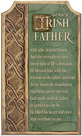 Подарък Абатство (Abbey & CA Gift Знак за ирландски баща 4,5 x7 С мольбертом и Закачалка, Мулти