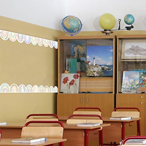 Дъгова кант за бюлетин 36 метра в стил бохо, двустранен кант за украса на класната стая, училищния семейния