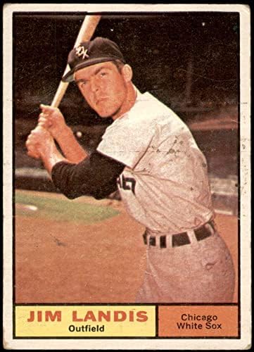 1961 Topps 271 Джим Ландис Чикаго Уайт Сокс (бейзболна картичка) GD+ Уайт Сокс
