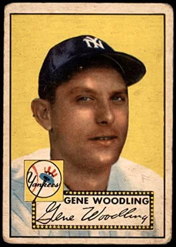 1952 Topps 99 Джин Вудлинг Ню Йорк Янкис (Бейзболна картичка) АВТЕНТИЧНИ Янкис