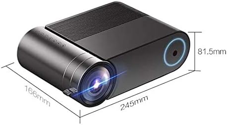 Видео проектор 2400 Лумена резолюция 1920x1080 720P Мини LCD проектор за Домашно кино Смартфон с огледален дисплей