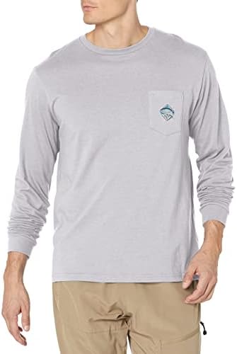Мъжка риза с джоб HUK | Тениска за Риболов с дълъг ръкав