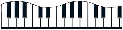 Музикална клавиатура Trend Enterprises, страхотна машинка, 2-1/4 x 39 см, комплект от 12