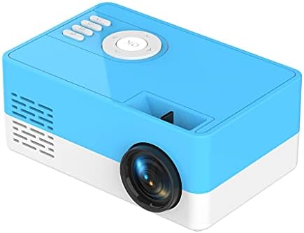 Проектор WDBBY Инициативи, 320 * 240 пиксела, Поддръжка на 1080P от USB Mini в прожектор, Домашен мултимедиен плейър, подарък за деца (Цвят: синьо)
