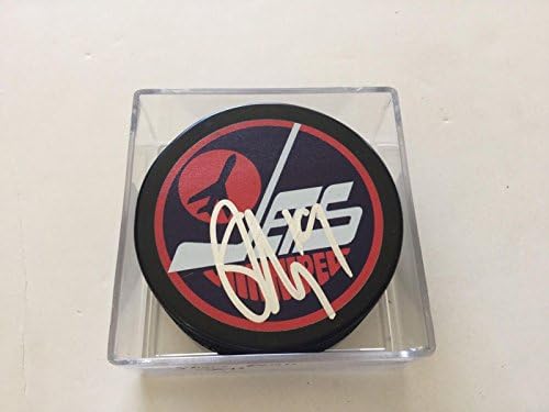 Хокейна шайба, с автограф Шейна Доана Уинипег Джетс с автограф от b - за миене на НХЛ с автограф