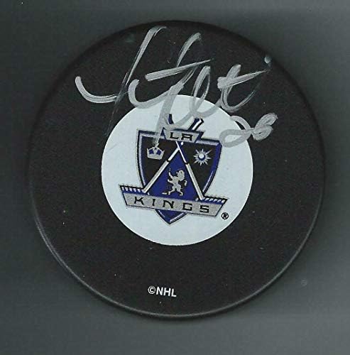 Трент Клатт подписа на шайбата на Лос Анджелис Кингс - за Миене на НХЛ с автограф