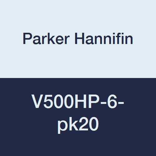 Промишлен сферичен кран Parker Hannifin V500HP-6-pk20, уплътнение от молибденов дисулфид Delrin, 6000 паунда