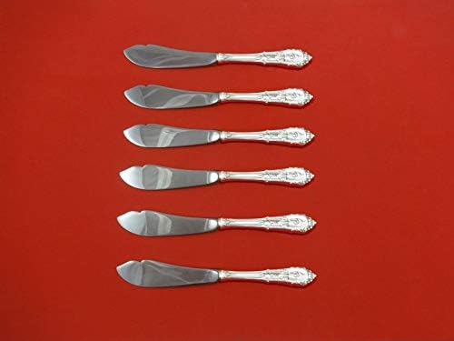 Комплект ножове за пъстърва Rose Point by Уолъс от Сребро 6 бр. Обичай 7 1/2