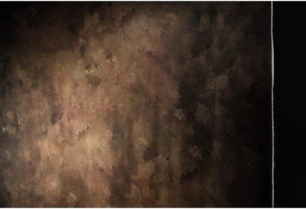 Кейт 10x15ft/3 м. (Ш) x 4,5 м (В) Големи Кафяви Профили, Безшевни Ретро Канава Кафяв Фон за Фотографи Подпори