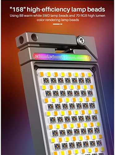 MXIAOXIA Пълноцветен 2700K-8500K RGB Led Видео сигнал с Регулируем Група Magic Arm Монтиране На Камера Light PD Бързо Зареждане