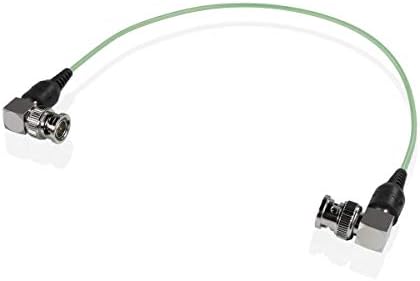 Форма 12 Тесен 90-Градусов кабел BNC, зелен