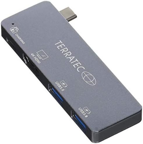 TerraTec 251737 Адаптер USB Type C Сив