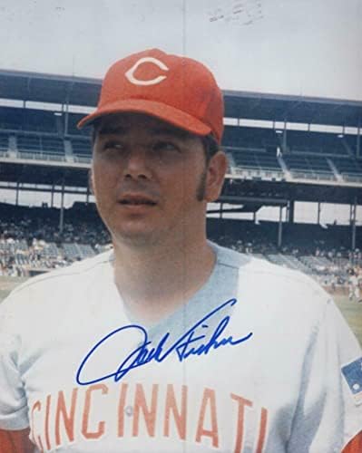 Джон Smiley Синсинати Редс Подписа Снимка 8x10 с автограф W / Coa - Снимки на MLB с автограф