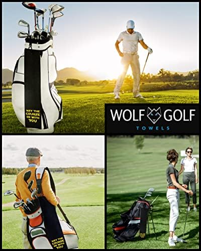 Кърпи за голф Wilson - Да бъде с вас голф игрище - Аксесоари за голф, за мъже, Подаръци за голф, за мъже - Вышитое