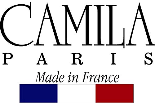 Camila Paris CP1785 Френска шнола за коса, за жени, Малко от 1 инч, комплект от 2 щипки за коса за момичета,