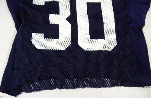 2018 Далас Каубойс Антъни Браун №30, Издаден В Игрова форма на Военно-Морския флот 46 543 - Използваните Тениски Без подпис За игри NFL